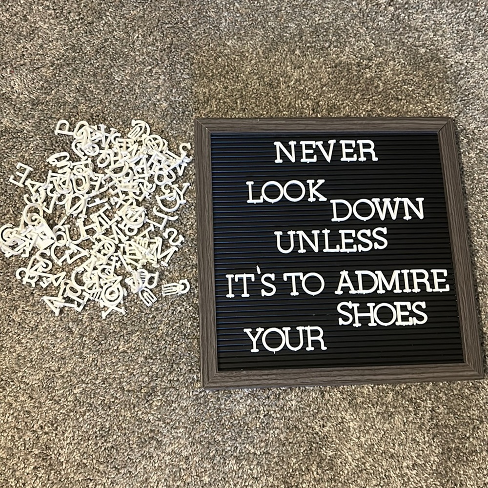 Letter Board sign